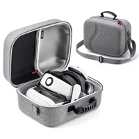 Sac de rangement bandoulière pour casque Meta 3/3S Elite, compatible, en EVA, avec fermeture éclair, grande capacité, étanche et portable