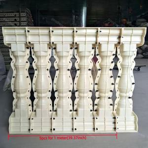 Moule en plastique durable de 95 cm de haut pour balustrades et rampes en béton coulé sur place pour garde-corps de <span class=keywords><strong>maison</strong></span>, balcon et rampes - Product Image 6
