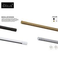 Système d'éclairage sur rail magnétique DGLUX DIY, éclairage sur rail linéaire long à LED COB, intensité réglable, couleur réglable, pour hôtel, commerce, espace de vie