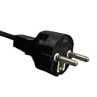 Enchufe DE LA UE EU04 a C13L Cable de alimentación Enchufe europeo Cable de alimentación de CA para ordenador portátil Cargador Cable de extensión