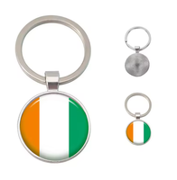 Promotion Vente Flash Personnalisée en Gros Produits de Côte d'Ivoire Porte-clés Design Tendance pour Décorer Clés et Sacs à Dos
