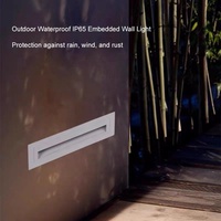 Lampes LED murales pour escaliers à commande par capteur IP65, en alliage d'aluminium haute efficacité, intérieur/extérieur, CRI 90 élevé pour villas et hôtels