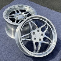 Jantes arrière Beadlock en alliage d'aluminium forgé sur mesure, entraxes 5x114.3 5x120, dimensions 18x5 17x4, neuves, garantie 5 ans, pour Drag Racing Muscle