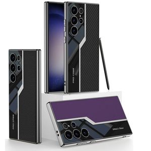 Ultra-Mỏng Electroplated Racing Thiết Kế Da Trường Hợp Điện Thoại Đối Với Samsung S24 Siêu Và S24 Cộng Với Bảo Vệ Điện Thoại Di Động Bìa - Product Image 1