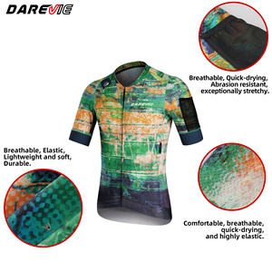 Maillot de cyclisme Darevie personnalisé avec poche d'hydratation 2L, maillot de vélo de gravier personnalisé, vêtements de vélo extensibles - Product Image 3