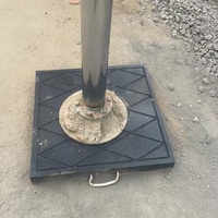 Support de nivellement de sol avec poignée orange, patte de stabilisation résistante aux chocs, vente en gros, approvisionnement en vrac