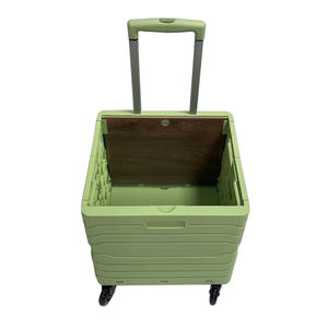 बाफुलुओ नई डिजाइन हॉट बिक्री पोर्टेबल प्लास्टिक फोल्डेबल बड़ी मात्रा में चढ़ाई करने वाली शॉपिंग कार्ट - Product Image 1