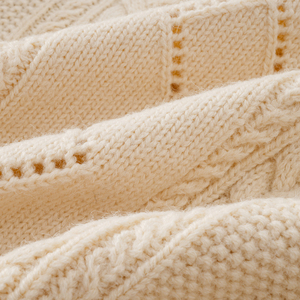 Factory Custom <strong>Women</strong> <strong>Knit</strong> Sweater Long Sleeve Crew Neck Ladies <strong>Cardigans</strong> Fashion <strong>Cable</strong> Hand Embroidery <strong>Women</strong> <strong>Knit</strong> <strong>Cardigan</strong> - Product Image 5