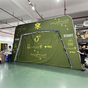 Expositor <span class=keywords><strong>de</strong></span> Aluminio Metálico con Banner <span class=keywords><strong>de</strong></span> Tela para Eventos Deportivos, Arco Portátil Decorativo para <span class=keywords><strong>Fondo</strong></span> <span class=keywords><strong>de</strong></span> Uso en Exteriores - Product Image 5