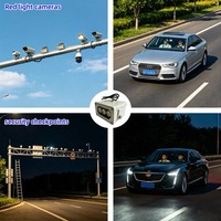 Iluminador de Luz Blanca de 5W con Entrada de 12V CC, Resistente al Agua IP66, Luz Estroboscópica LED de Aluminio para Cámaras de Seguridad CCTV
