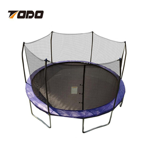 <span class=keywords><strong>Trampoline</strong></span> de saut intérieur et extérieur de 6 à 16 pieds avec filet de clôture Équipement de fitness pour enfants et adultes en matériau PP - Product Image 2