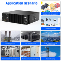 بطارية تيانباور الذكية للاتصالات 10S-314 أمبير ساعة 7S-314 TP-BR48200A80 10 كيلو واط ليثيوم فوسفات الحديد 8000 دورة، بطارية رف الاتصالات 5U متعددة الاستخدامات (رصاصية)