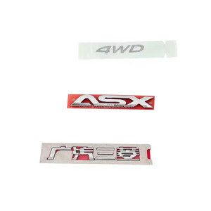 Pezzi di ricambio Auto per <span class=keywords><strong>Mitsubishi</strong></span> <span class=keywords><strong>ASX</strong></span> 4WD posteriore del portellone posteriore del Kit decalcomania nuovi pezzi di ricambio per Auto con lettera <span class=keywords><strong>ASX</strong></span> Logo Mark - Product Image 4