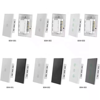 Interrupteur intelligent Barep, interrupteur tactile WiFi 1 voie avec contrôle via l'application Smart Life, interrupteur unipolaire blanc