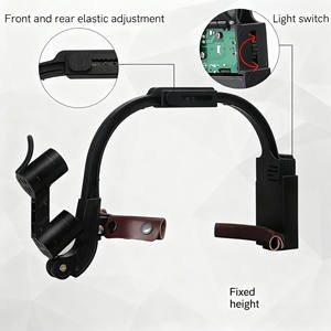 Lenti binoculari dentali 2,5x/3,5x fascia con illuminazione a LED per esame orale e chirurgia medica - Product Image 5