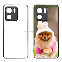 Fundas de teléfono de sublimación con logotipo personalizado para Motorola EDGE 40 G60S G50 G51 G9 P-Fundas móviles de PC de TPU 2D en blanco"