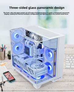 Nouveau boîtier de PC de jeu LIANLI Bauhaus O11 VISION-M Seaview Room, châssis Full Tower, trois côtés en acrylique panoramique, compatible avec les cartes mères M-ATX, ATX, ITX - Product Image 4