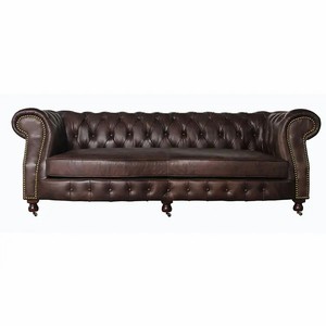 Винтажный диван из натуральной кожи - Product Image 3