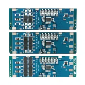 6S 10A/20A/30A BMS 18650 papan pelindung baterai Lithium bahan dasar PCB seimbang 22.2V dengan seimbang