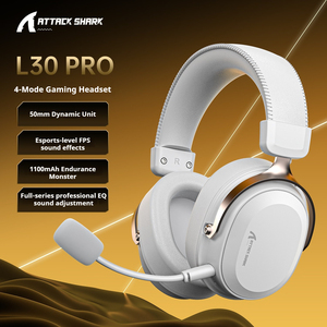 <span class=keywords><strong>Casque</strong></span> de jeu <span class=keywords><strong>sans</strong></span> <span class=keywords><strong>fil</strong></span> Attack Shark L30PRO 4-en-1 2,4 GHz/BT/3,5 mm/USB-C, faible latence pour PC PS5 <span class=keywords><strong>Switch</strong></span> Mobile - Product Image 5