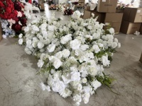 Boule de fleurs en soie de 70 cm pour centre de table, décoration de mariage et d'événements, durable QSLH
