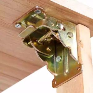 Factory direct thickened 90-degree self-locking folding hinges for <b>table</b>, chair, stool, <b>table</b> <b>legs</b>, coffee <b>table</b>, and furniture - Product Image 1