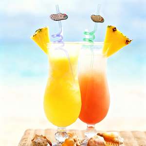 Pailles en spirale pour <span class=keywords><strong>Crocs</strong></span>, en PVC souple, motif dessin animé, fournitures de fête, articles de vacances, best-sellers transfrontaliers - Product Image 3