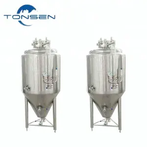 4000L Stainless Steel Jacketed Conical Beer Fermentation Tank 40 HL Beer Brewing Fermenter System