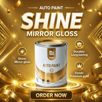 Peinture en aérosol acrylique personnalisée haute brillance effet miroir, éliminateur de rayures, peinture de retouche automobile multicolore pour atelier automobile