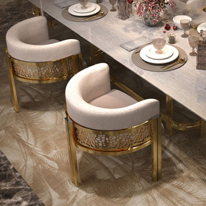 <span class=keywords><strong>Tabouret</strong></span> <span class=keywords><strong>de</strong></span> <span class=keywords><strong>bar</strong></span> haut <span class=keywords><strong>de</strong></span> gamme moderne en acier inoxydable doré et velours pour la maison, les restaurants, les hôtels, les pubs, les mariages - Product Image 5