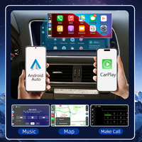 Lecteur DVD de voiture multimédia sans fil Android Qualcomm 8,8 pouces avec Carplay pour Audi Q5 2008 - 2017, écran 4G, GPS, récepteur Navi