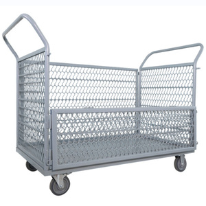 Chariot pliant pour clôtures, chariot logistique, chariot à tissus, chariot silencieux, chariot de manutention, chariot de transport d'eau, chariot d'entrepôt, vente en gros - Product Image 4