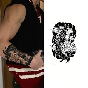 <span class=keywords><strong>Tatuaje</strong></span> Temporal de Hierbas con Diseño de Flor <span class=keywords><strong>Grande</strong></span>, Estilo Ins, Degradado, No Reflectante, Ecológico, No Tóxico, para Hombres y Mujeres - Product Image 5