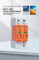 Bon prix 120V 230V 400V 600V 800V 1000v V 1P 2P 3P 4P T2 20ka-40ka solaire spd dispositifs de protection contre les surtensions Pv AC Dc spd