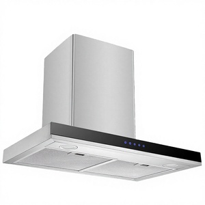 Campana Extractora de Pared en Forma de T, Negra, de Acero Inoxidable, para Cocina Comercial de Restaurante - Product Image 6