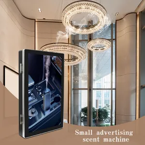 Máquina de perfume para publicidade comercial, máquina de óleo de fragrância com reprodução automática de anúncios, vídeo para lobby de hotel, edifício comercial