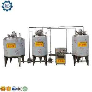 Complete Pasteurized Milk Maker / Yogurt Production Line/ Small Scale Yogurt Making Machine for sale