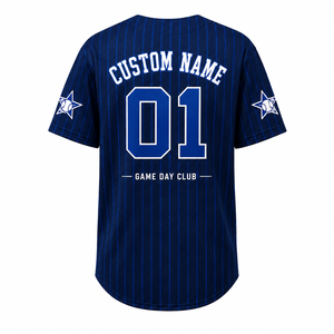Camiseta de Béisbol Personalizada OEM con Estampado y Bordado, Manga Corta, Nombre del Equipo y Número, Absorbe la Humedad, Venta al Por Mayor para Verano - Product Image 5