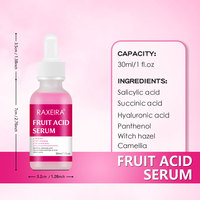 Fruitzuur Serum Hyaluronzuur Vitamine C Beautyverzorging Gezichtsverheldering Versterkt de huidbarrière Gezichtserum