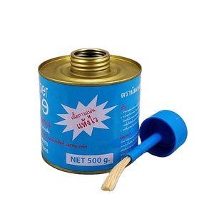 Nhà Máy bán hàng trực tiếp 4oz dính lon thiếc 118ml PVC cpvc uPVC xi măng keo tin có thể với <span class=keywords><strong>dauber</strong></span> - Product Image 2