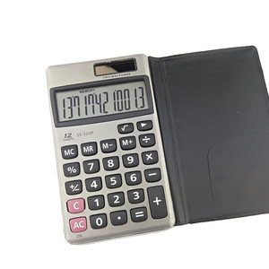 Calculatrice miniature Ct-403 avec impression de logo, alimentée par piles, en ABS noir, pour étudiants - Product Image 3