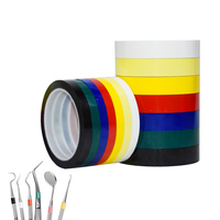 Ruban de marquage dentaire coloré haute température 270F pour autoclave, identification d'instruments, PET étanche