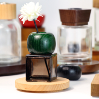 Tapa de Madera de Alta Calidad para Botella de Perfume FEA15, Tapa Personalizada de Madera de Fresno, Tapa Magnética para Difusor de Aroma de Roble