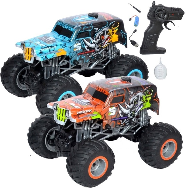 KSF Wholesale 4-Channel Remote Control Car Monster Truck Toy Car Kids RC Cars Electric Toys Vehicle Big Wheels Radio Control Toy