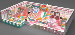 Customized Indoor Kids Playground Slide Soft <b>Play</b> Role Playhouse Equipment - Product Image 6