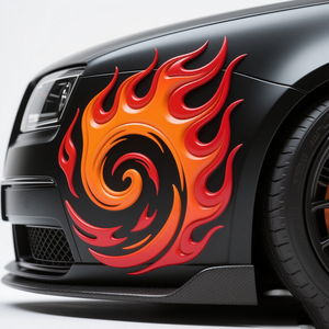 Pegatina para parachoques troquelada extraíble con logotipo personalizado - Product Image 1