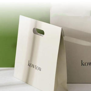 Sang Trọng Chết Cắt Xử Lý Thiết Kế Mua Sắm Bao Bì Tùy Chỉnh Quà Tặng Make up Mỹ Phẩm Vẻ Đẹp Bền Màu Hồng Tái Sử Dụng Mua Sắm Túi Giấy - Product Image 3