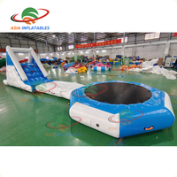 Jeux gonflables extérieurs de parc aquatique de flottement pour des jeux gonflables d'équipement de parc d'Aqua de station de mer