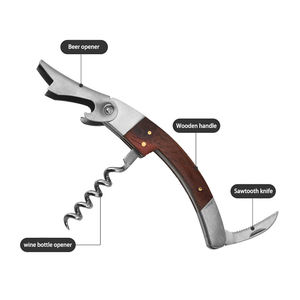 เหล็กไขจุกสเตนเลสสำหรับบริกรพร้อมโลโก้<span class=keywords><strong>ที่</strong></span>กำหนดเอง - Product Image 3