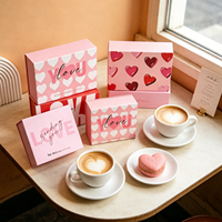 Boîte cadeau en carton pliable en forme de cœur pour la Saint-Valentin, pour parfums et cosmétiques, boîte vide, fabricant, vente en gros transfrontalière